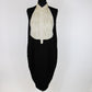 Bottega Veneta Black & Cream Panelled Tulip Shift Dress UK 10 RRP £1,250