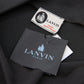 Lanvin Paris Dark Grey Wool Ruched Knee Length Dress UK 10 RRP £1,100