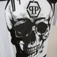 Philipp Plein Skull Mouse Ears Print T Shirt White X Large