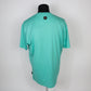 Philipp Plein Teal Green & Pink Logo Print T Shirt White X Large