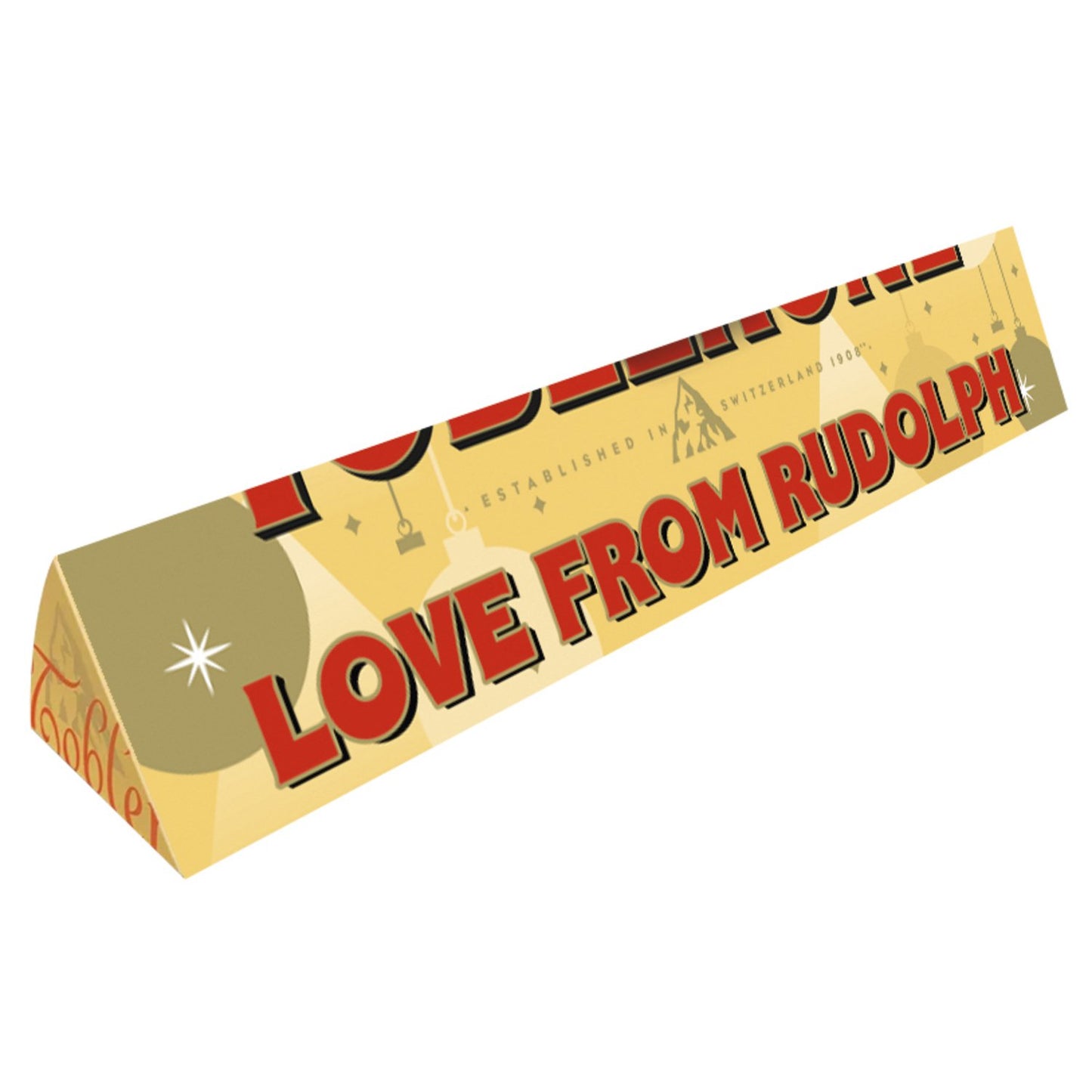 Love From Rudolph Toblerone Bar