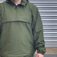 Carhartt WIP Mens Windbreaker Pullover Fleece Lined Hooded Kiwi Green (#H1)