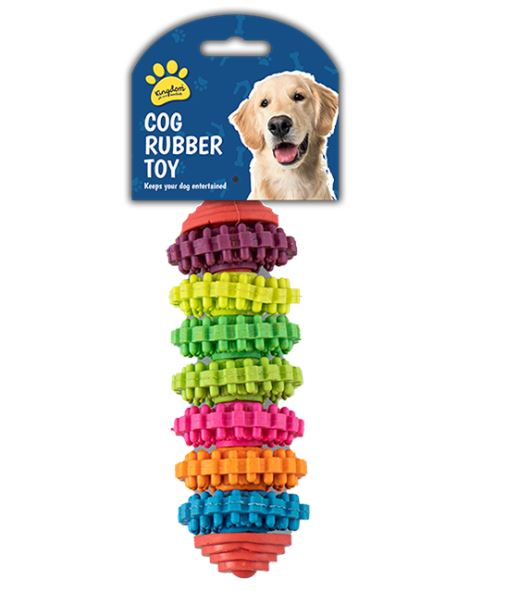 Rubber Cog Pet Toy