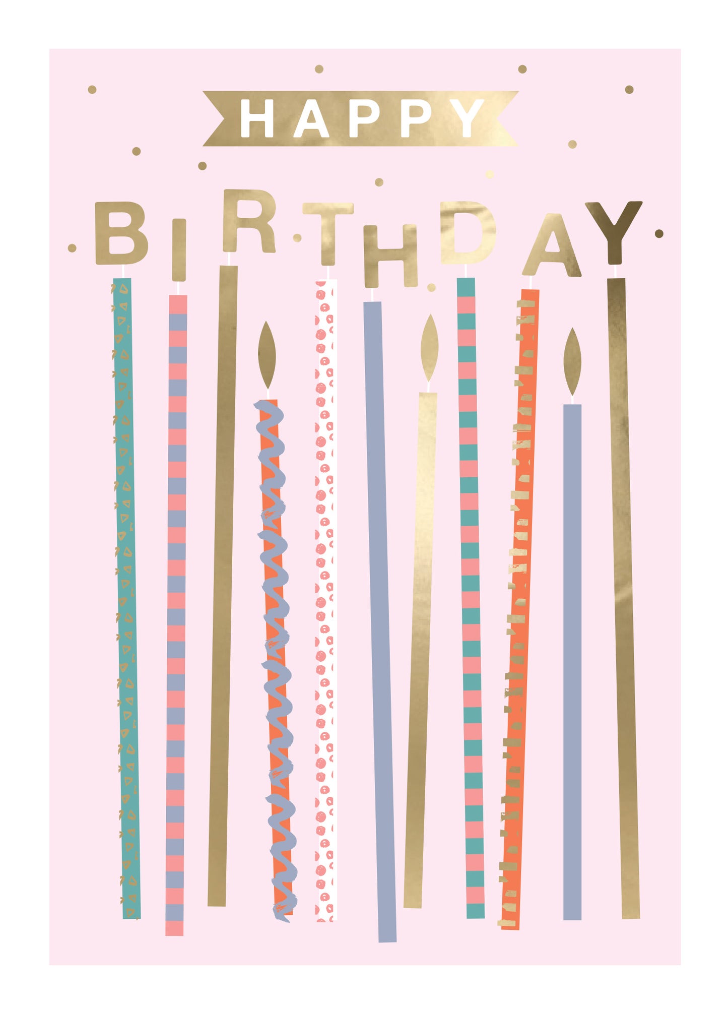 Hospice UK Card - Happy Birthday Candles