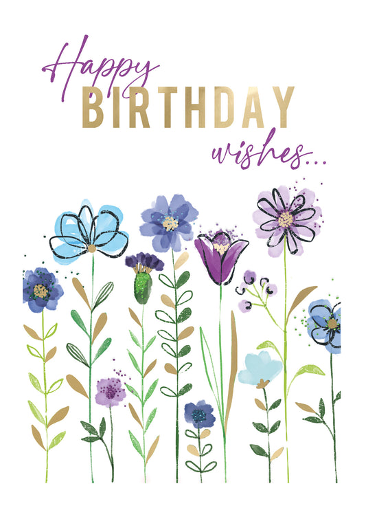 Hospice UK Card - Happy Birthday Wishes