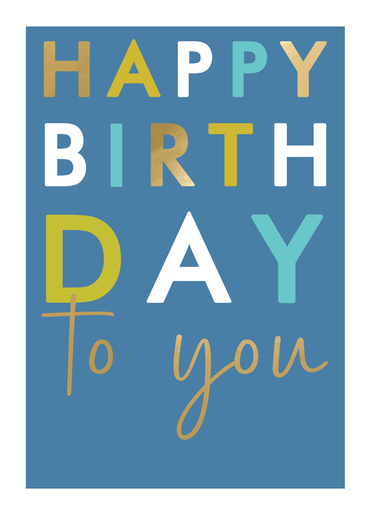 Hospice UK Card - Happy Birthday To You