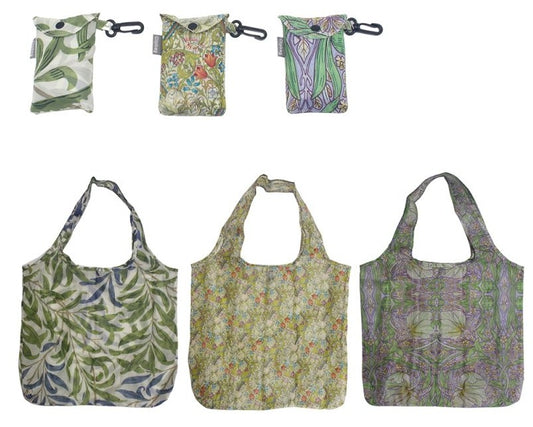 William Morris Foldaway Clip Shopping Bag