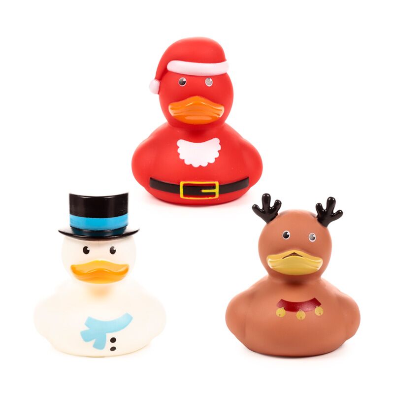 Jingle Bunch Christmas Duck Bath Time Toy