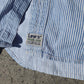 Men's XL Levis Cotton  Pinstripe Long Sleeved Denim Shirt