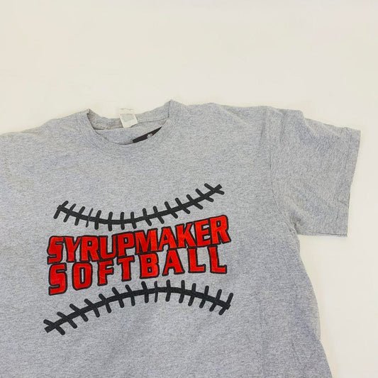 🔵Vintage Tee Grey Size L Syrupmaker Softball