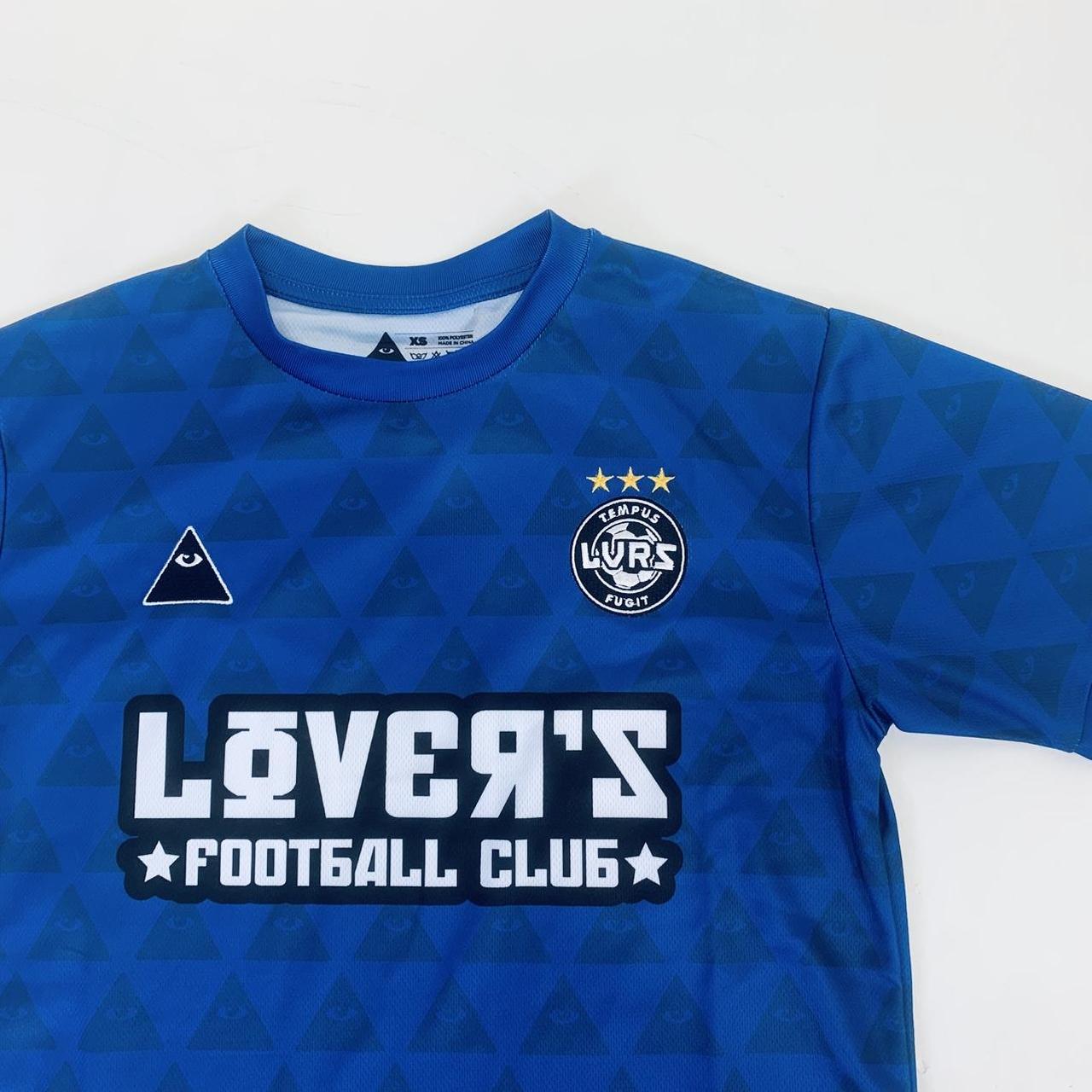 Lovers F C Blue Football Shirt Size L NWT