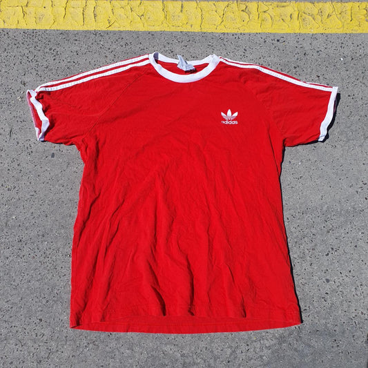 Men's Red Size XL Adidas T-shirt