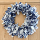Handmade 'Rag' Wreath 12"