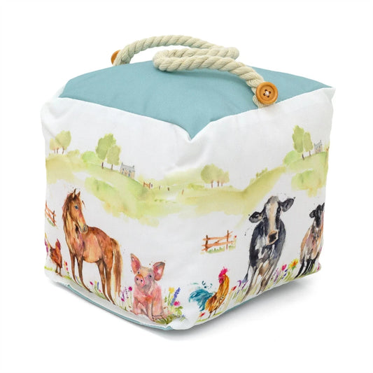 Weighted Plush Door Stop Door Stay Farmyard