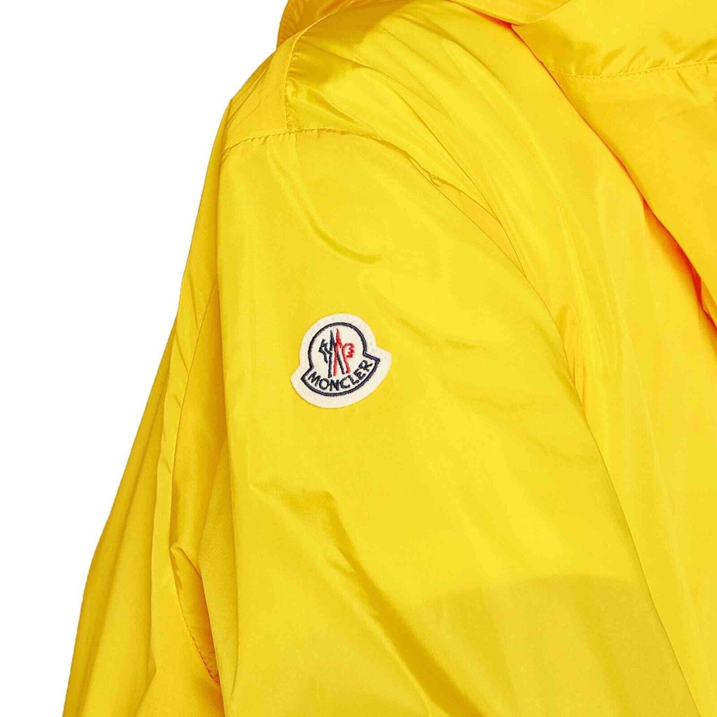 Moncler Womens Cecile Hooded Jacket in Yellow RRP £520.00 BNWT