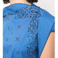 Kenzo Bandana-Print Asymmetric Dress Blue