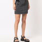 Kenzo Panelled Grey Denim Skirt RRP £290.00 BNWT
