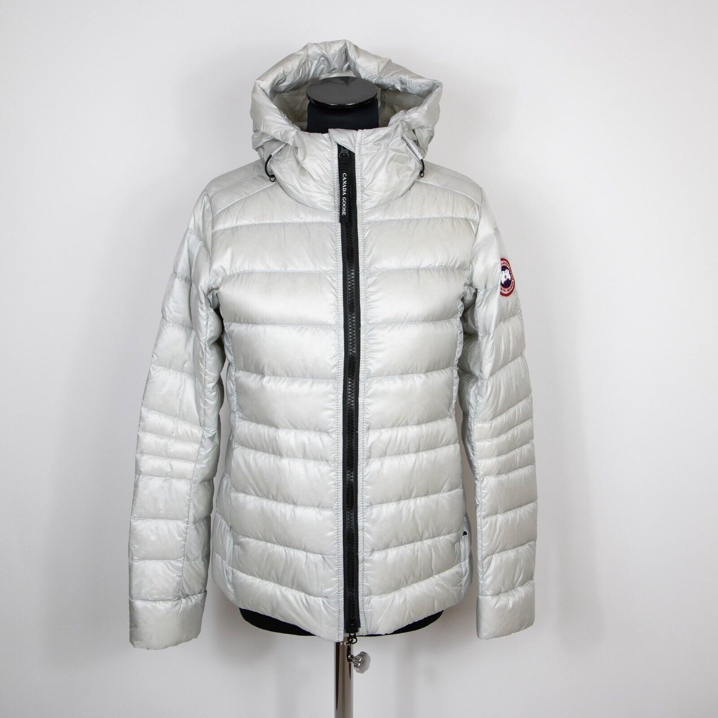 Canada Goose puffer jacket cypress hoody silver birch  size S RRP £1000 (#H1)