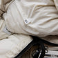 C.P Company cream puffer with hood size XL RRP £1020 (#H1)