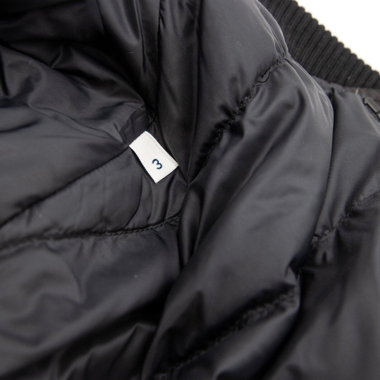 Moncler baseball jacket black & white  size M RRP £1340 (#H1)