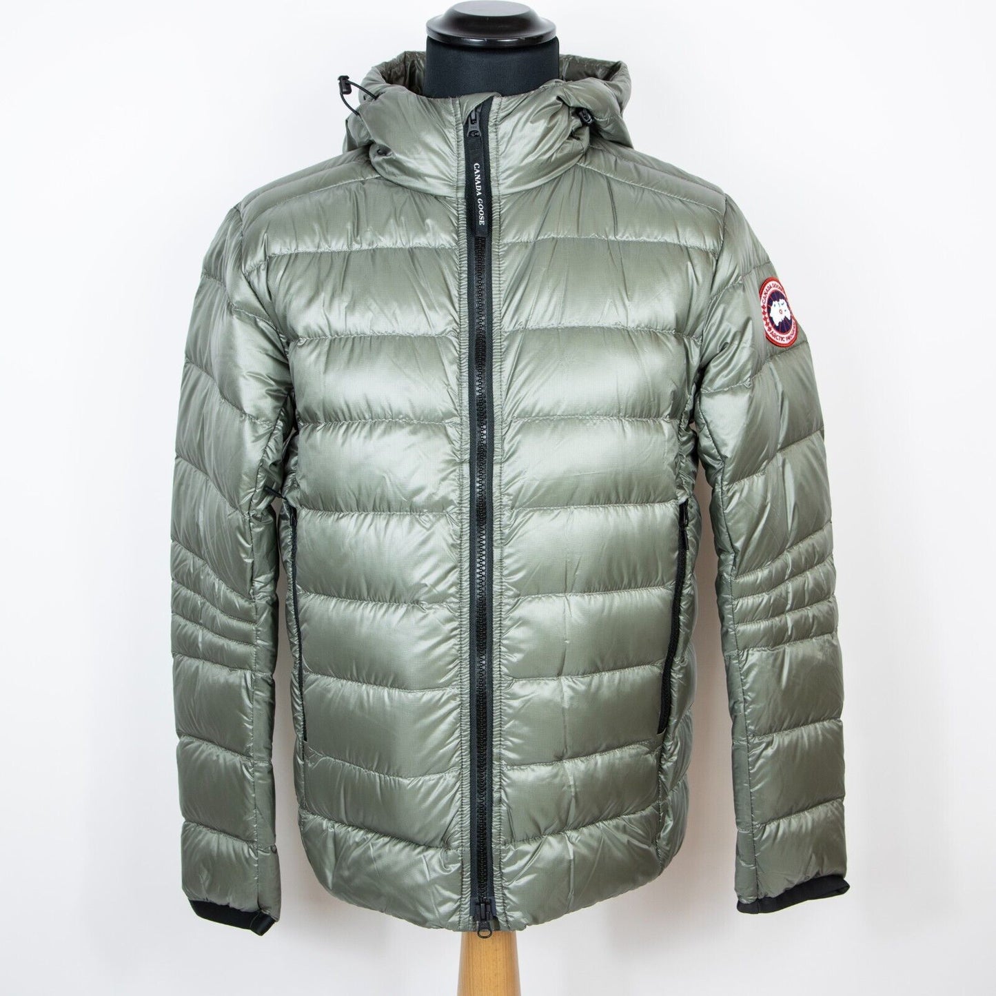 Canada Goose puffer jacket Crofton hoodie sage brush  RRP £850 (#H1)