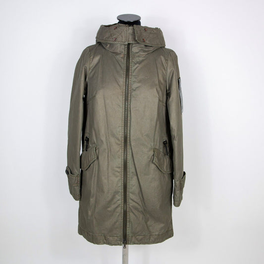 Peuterey brown parker jacket Statics No fur RRP £300 (#H1)